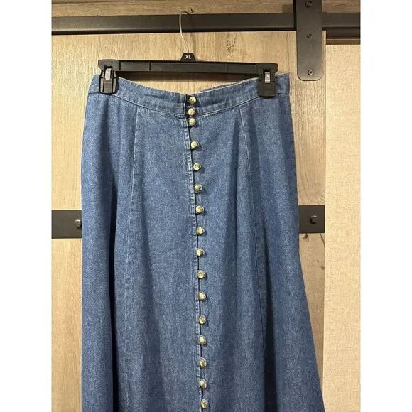 Vintage Central Falls Denim Skirts Size 8 VGUC - Picture 2 of 7